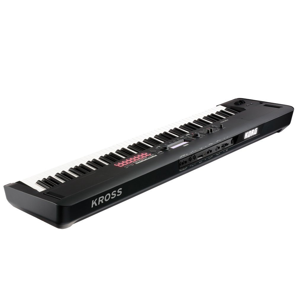 Korg Kross 2-88-MB 88-key Synthesizer Workstation - Super Matte Black