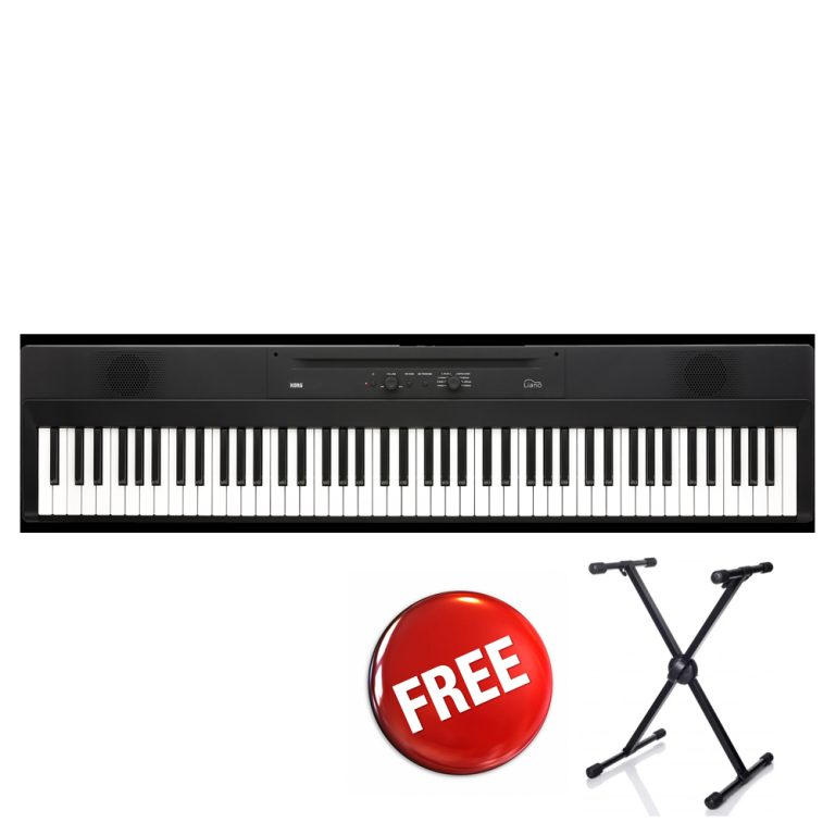 Korg Liano Key Portable Digital Piano Black Free Bespeco Ks