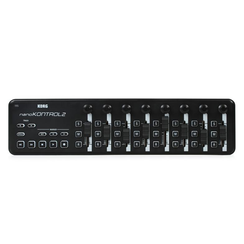 Korg NanoKONTROL2 Slim Line USB MIDI Control Surface - Black