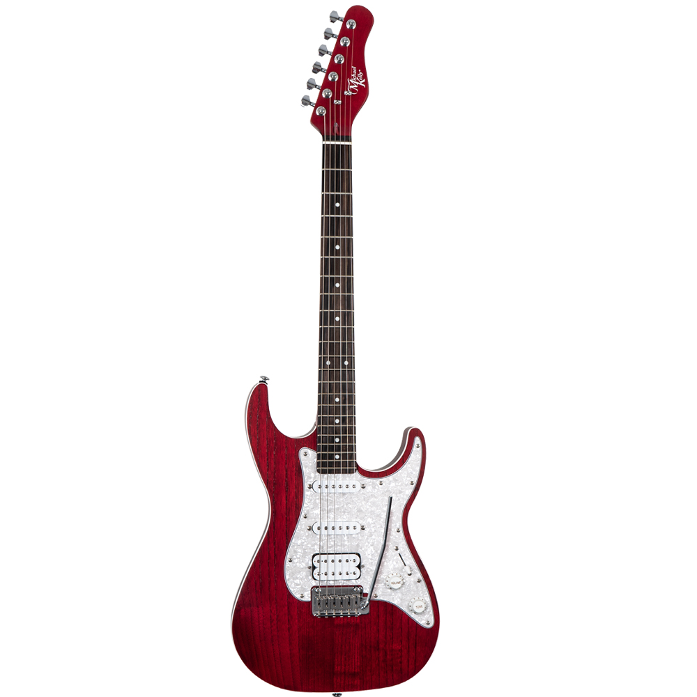 Michael Kelly 63OP Electric Guitar In Transparent Red - City Music -  Singapore #1 Trusted Music Store Since 1968