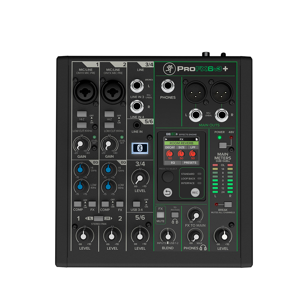 Mackie ProFX6v3+ 6-channel Mixer - City Music - Singapore #1 Trusted