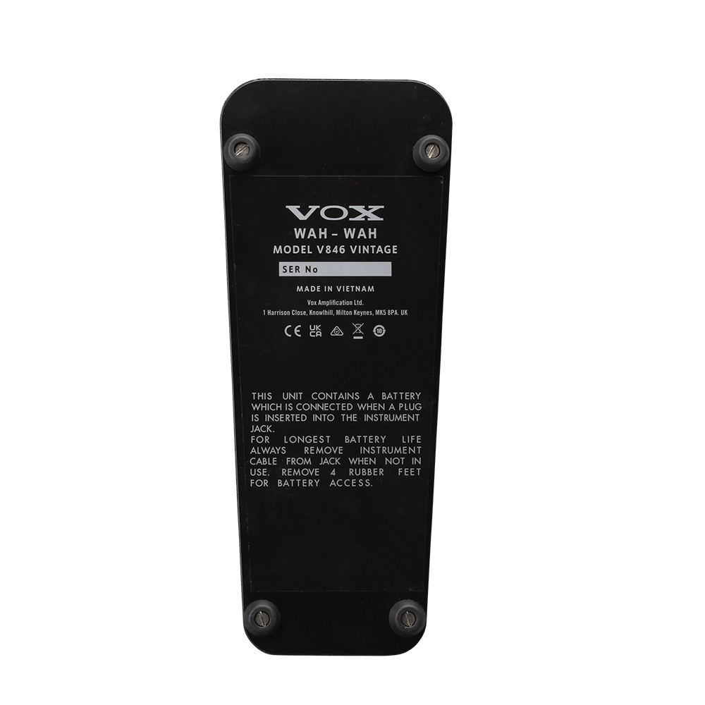 Vox V846 Vintage Wah-wah Effects Pedal - City Music - Singapore #1 ...