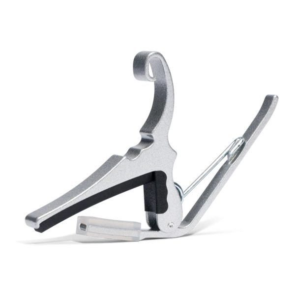 Kyser KG6S Quick-Change Acoustic Guitar Capo – Silver