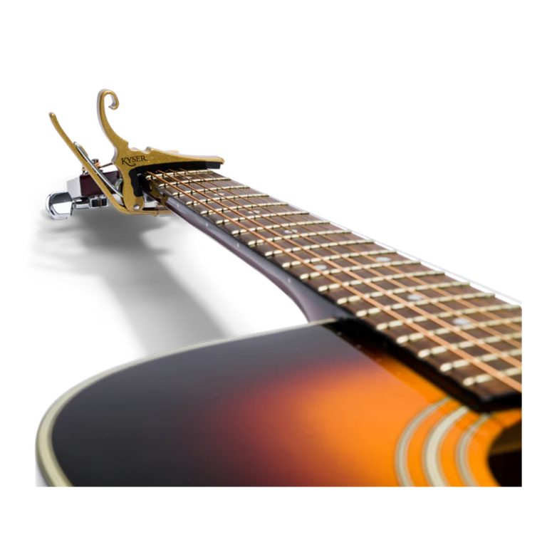 Kyser KG6G Quick-Change Acoustic Guitar Capo – Gold - City Music ...