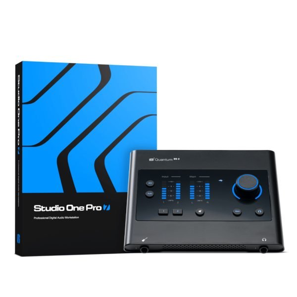 PreSonus Quantum ES 2 USB-C Audio Interface with dual inputs and LED meters