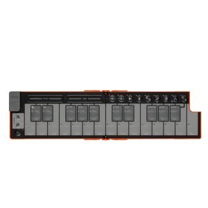 Korg nanoKEY Fold Foldable MIDI Keyboard - Lava Orange