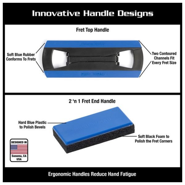 Music Nomad MN860 6-piece Tracers Fret Finishing Kit