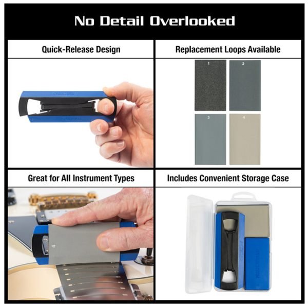 Music Nomad MN860 6-piece Tracers Fret Finishing Kit