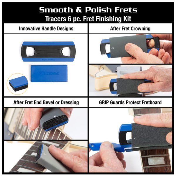 Music Nomad MN880 Premium Guitar Tech Fret Tool 18-piece Set