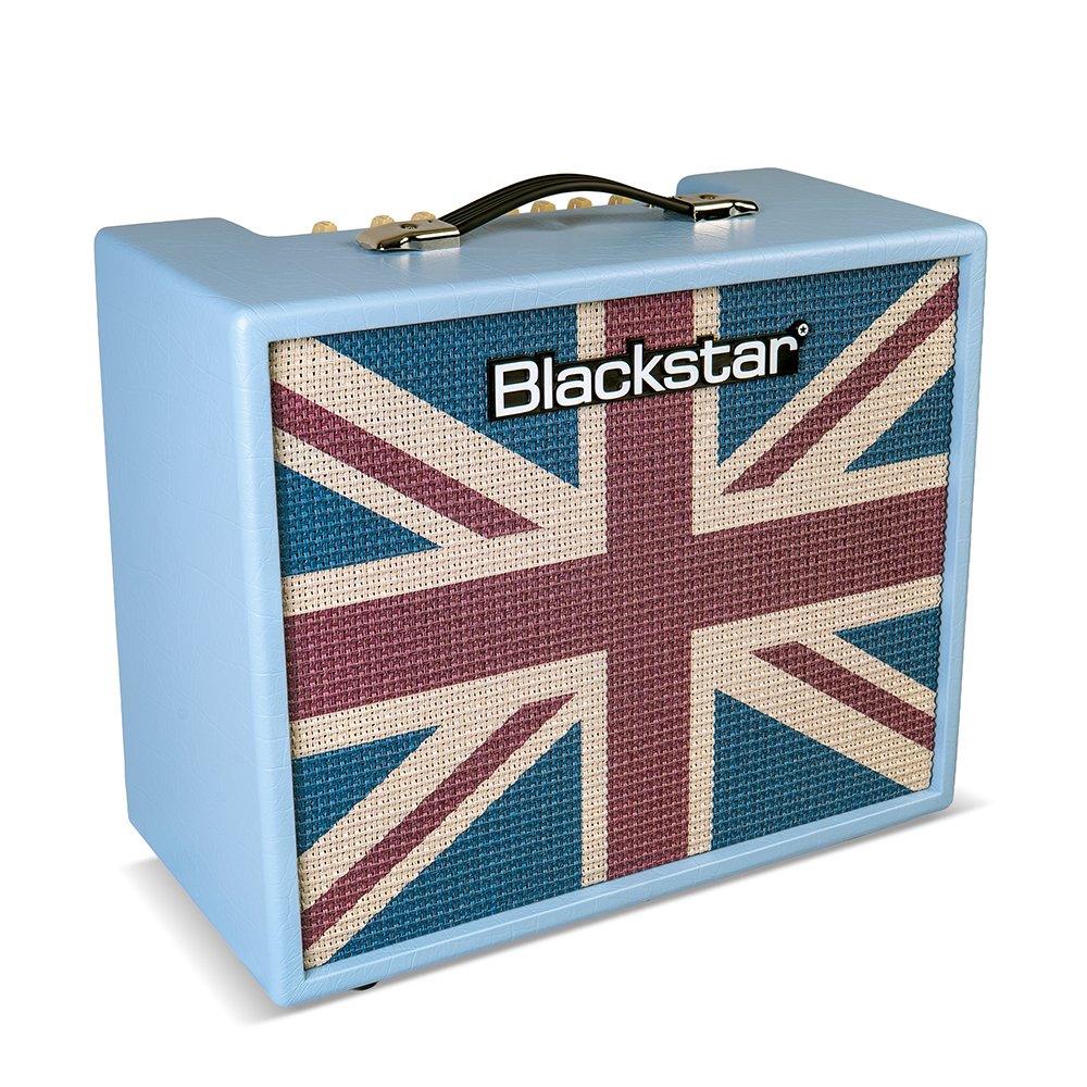 Blackstar Limited Edititon Debut 50R 1 x 12-inch 50-watt Combo Amp - Baby Blue Union Flag