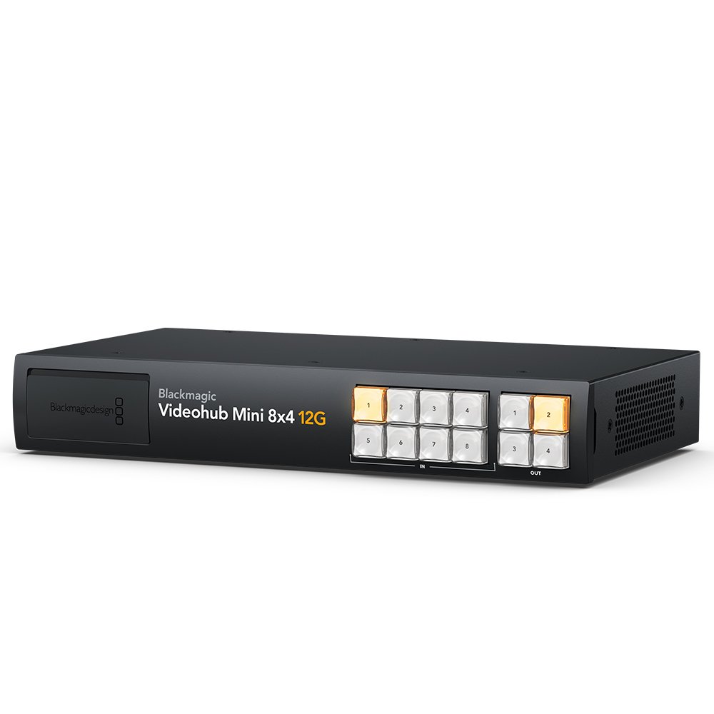 Blackmagic Design Videohub Mini 8-in x 4-out 12G Video Router