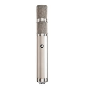 Warm Audio WA-CX24 stereo tube condenser microphone with dual gold-capsule design and vintage-style housing