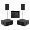 Mackie Thump GO Dual Portable PA System – 2 Thump GO Speakers, 2 ThumpSUB GO Subwoofers, MobileMix, 2 Mounting Poles & 2 FREE Carry Bags