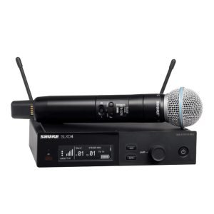 SLXD Series Wireless System with Beta58 Handheld Transmitter and SLXD4 Wireless Receiver