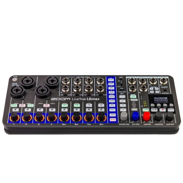 12-channel, Battery-powered Digital Mixer, 32-bit Float/48kHz, with 14-track Recording, 12-in/4-out USB Audio Interface, 4 Mic Preamps, and DSP