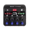 12-in/2-out, 24-bit/48kHz USB-C Audio Interface with 4 Preamps, AI Noise Reduction, Tone Control, Compressor, SDHC Slot, and 4 Headphone Outputs