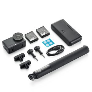 4K Waterproof Action Camera with 1/1.1" Sensor, Variable Aperture, OsmoAudio, and 50GB Storage