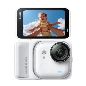 4K/60 fps Portable Action Camera with Quick Release Safety Cord, Magnetic Easy Clip, and Magnet Pendant